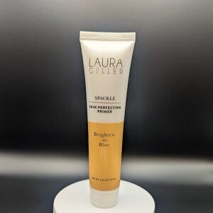Laura Geller Brighten n Blur Spackle Skin Perfecting Primer FS Used GC Near Full